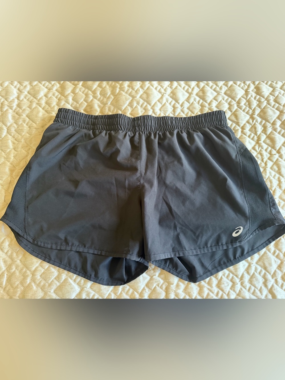 Asics Black Men's Athletic Running Shorts